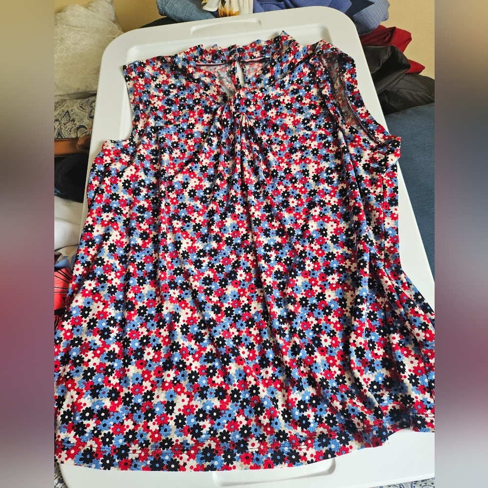 Tommy Hilfiger Floral Sleeveless Top - Multicolor
